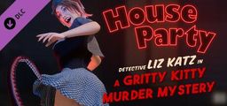 Logo: House Party: Detective Liz Katz in a Gritty Kitty Murder Mystery