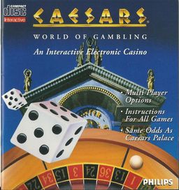 Logo: Caesars World of Gambling