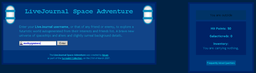 Logo: LiveJournal Space Adventure