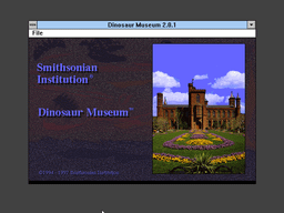 Logo: Smithsonian Institution: Dinosaur Museum