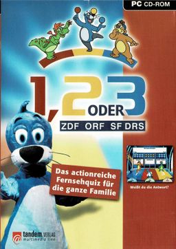 Logo: 1, 2 oder 3: Das actionreiche Fernsehquiz für die ganze Familie