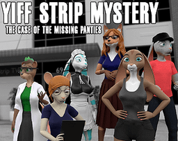 Logo: Yiff Strip Mystery