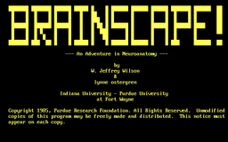 Logo: Brainscape! An Adventure in Neuroanatomy