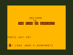 Logo: The Ring of Darkness