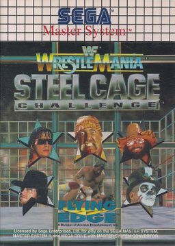 Logo: WWF Wrestlemania: Steel Cage Challenge