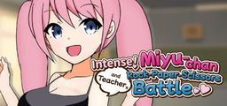 Logo: Intense! Miyu-chan and Teacher's Rock-Paper-Scissors Battle