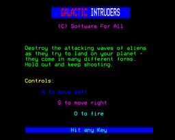 Logo: Galactic Intruders