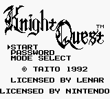 Logo: Knight Quest