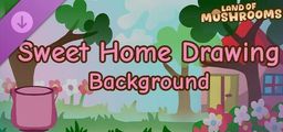 Logo: Land of Mushrooms: Sweet Home Drawing - Background