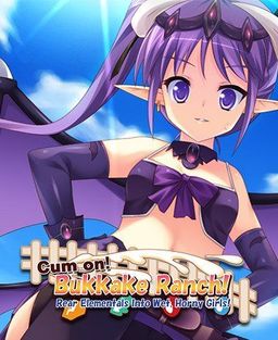 Logo: Cum on! Bukkake Ranch!