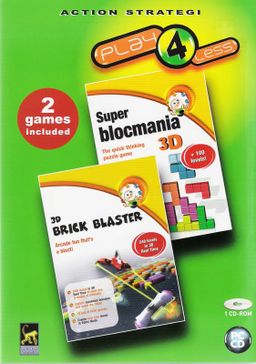 Logo: Super Blocmania 3D + 3D Brick Blaster