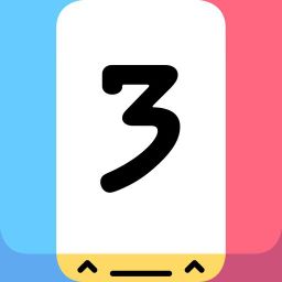 Logo: Threes!