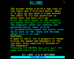 Logo: Billiards
