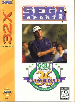 Logo: Golf Magazine presents 36 Great Holes starring Fred Couples