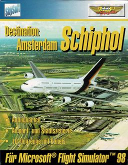 Logo: Destination: Amsterdam Schiphol