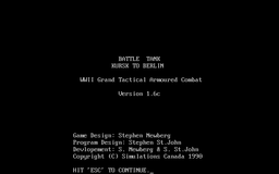 Logo: Battle Tank: Kursk to Berlin