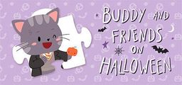 Logo: Buddy and Friends on Halloween