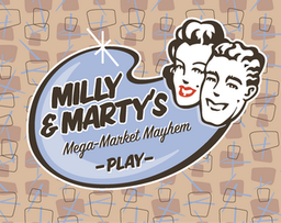 Logo: Milly and Marty's Mega-Market Mayhem!