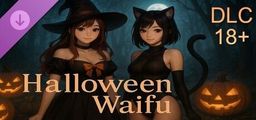 Logo: Halloween Waifu: 18+