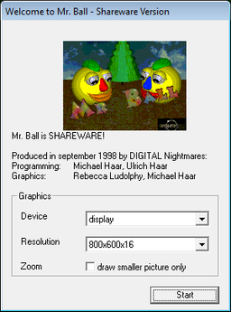 Logo: 3D Mr. Ball