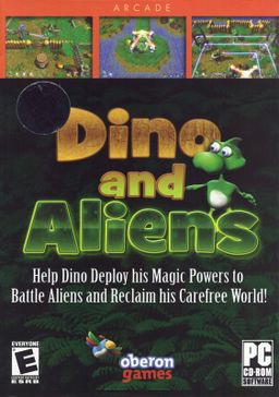 Logo: Dino and Aliens