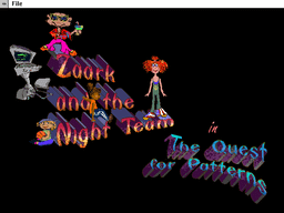 Logo: Zaark and the Night Team: The Quest for Patterns