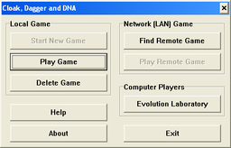 Logo: Cloak, Dagger and DNA