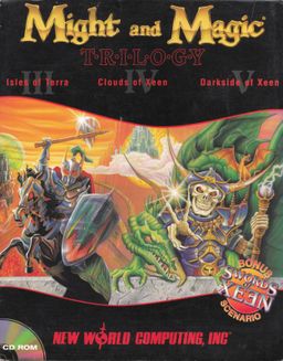 Logo: Might and Magic Trilogy