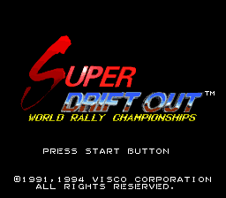 Logo: Super Drift Out: World Rally Championships