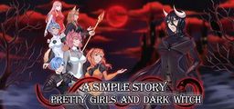 Logo: Pretty Girls and Dark Witch. A simple story