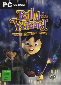Logo: Billy the Wizard: Rocket Broomstick Racing