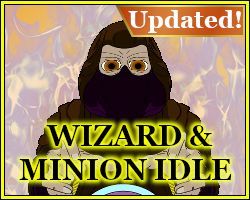 Logo: Wizard and Minion Idle