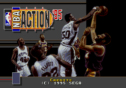 Logo: NBA Action '95 starring David Robinson
