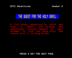 Logo: The Quest for the Holy Grail