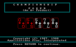 Logo: Championship Poker