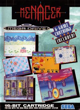 Logo: Menacer 6-Game Cartridge