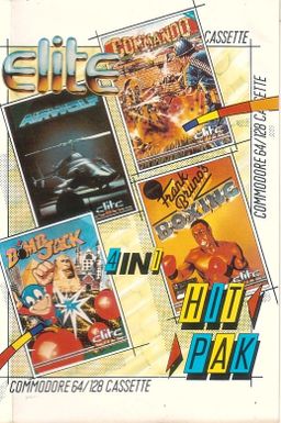 Logo: 4 in 1: Airwolf / Bomb Jack / Commando / Frank Bruno's Boxing