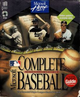 Logo: Microsoft Complete Interactive Guide to Baseball: 1995 Edition