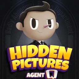 Logo: Hidden Pictures: Agent Q