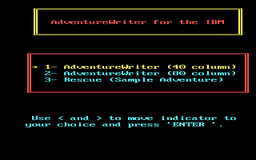 Logo: Adventure Writer (included game)