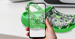 Logo: Minecraft x Crocs: Choose Your Mode