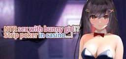 Logo: NTR sex with bunny girl!? Strip poker in casino...!