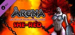 Logo: Arena: An Age of Barbarians Story - She-Red