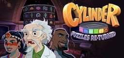 Logo: Cylinder: Puzzles Returned