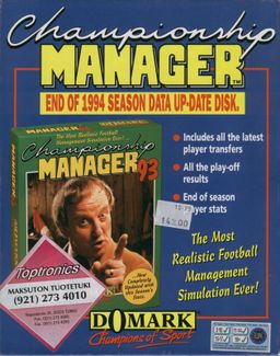 Logo: Championship Manager: End of 1994 Season Data Up-date Disk