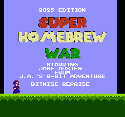 Logo: Super Homebrew War: 2025 Edition