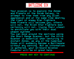 Logo: Battlezone Six