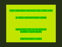 Logo: Golden Apples of the Sun