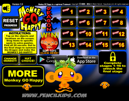 Logo: Monkey Go Happy: Dragon