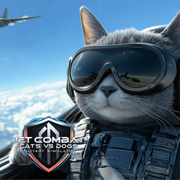 Logo: Jet Combat: Cats vs Dogs Military Simulator